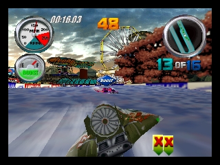 Hydro Thunder (USA) In game screenshot